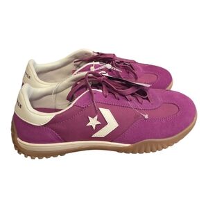 Converse Run Star Unisex Purple and White Suede Sneakers